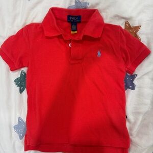 Polo by Ralph Lauren Boys Bright Red Polo